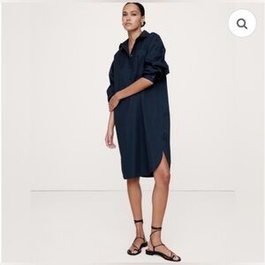 Banana Republic Cotton Poplin Shirt dress